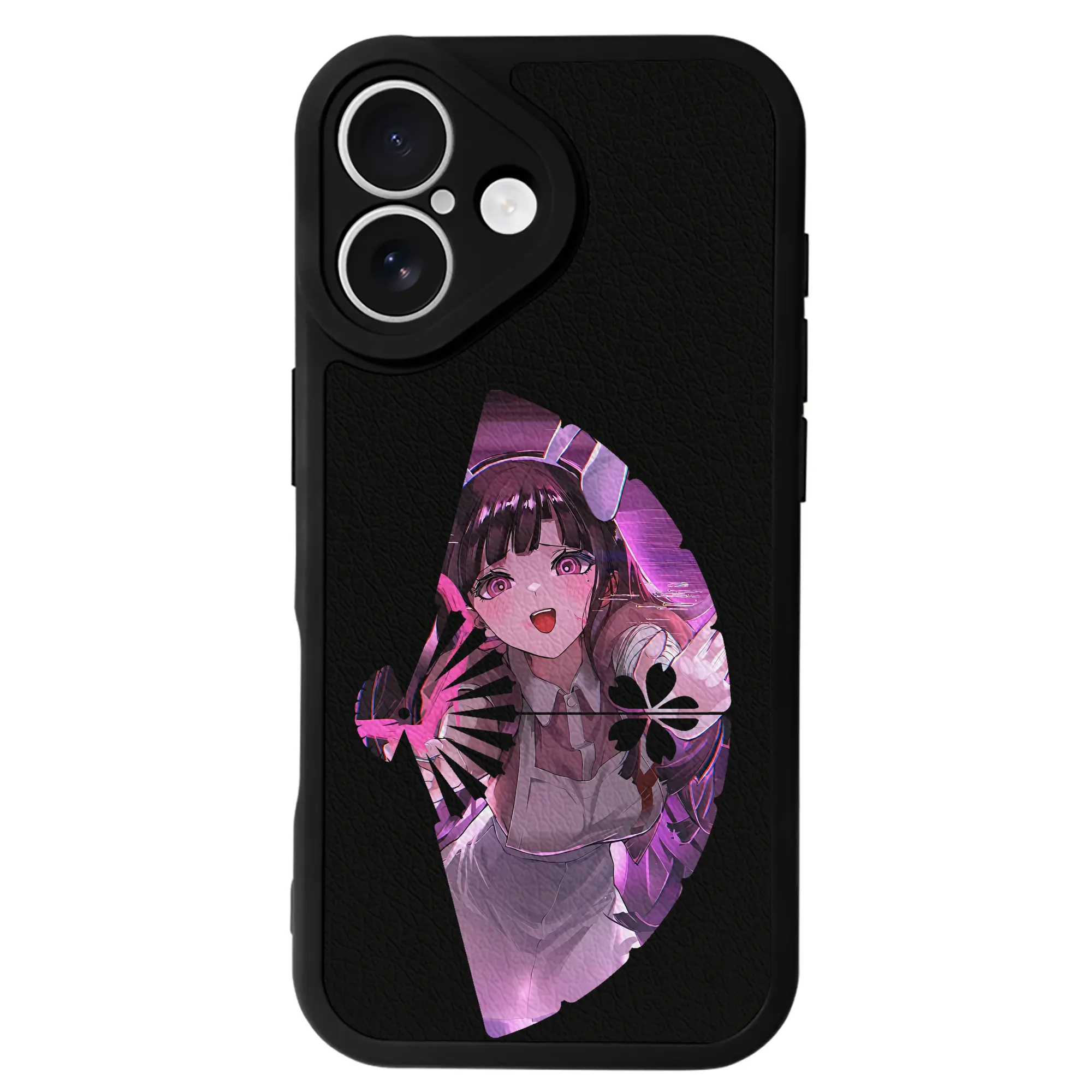 ダンガンロンパ グッズ,罪木蜜柑 - IPhone 16シリーズ対応 ・ シリコンスマホケース ・ レザー調 ・ 高精度フィット ・ 耐衝撃 ・ ワイヤレス充電対応 ・ 精密カット